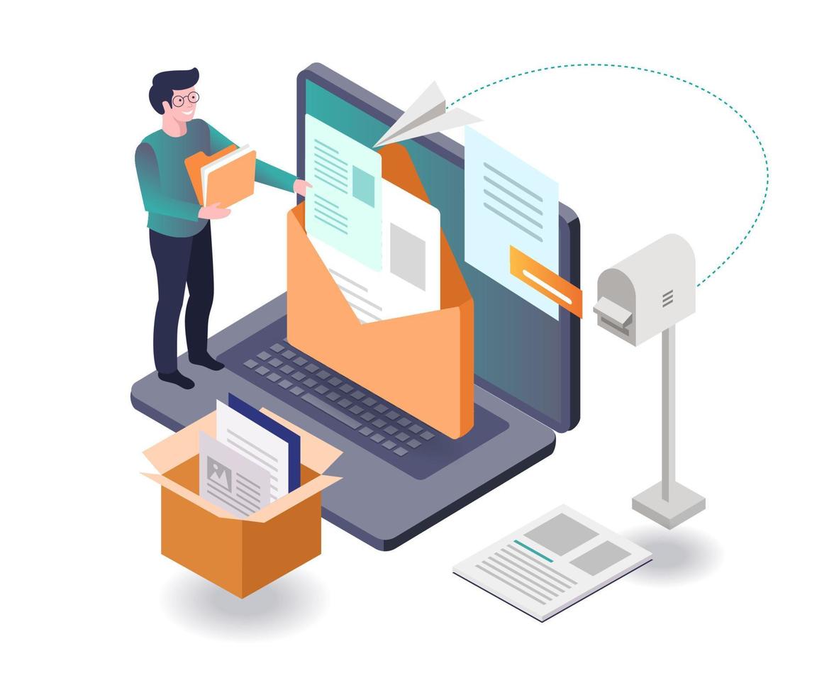 The Future of Mailing: Combining Digital Advertising with Mail Documents Online